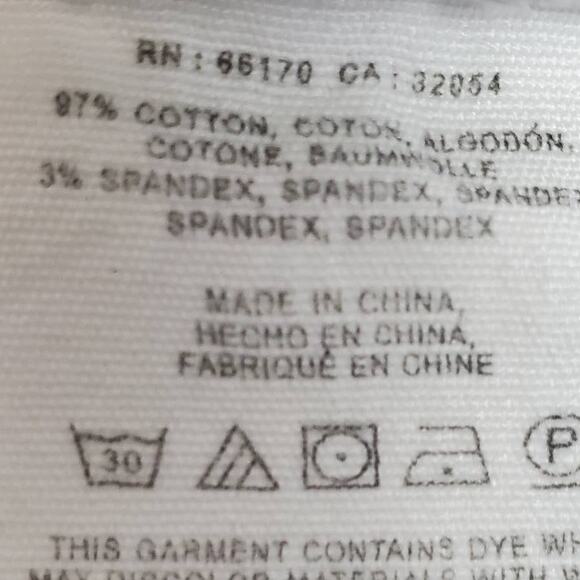 Pilcro Y2K Stet Pastel Blue Corduroy Stretch Pants Size 28 Low Rise Zip Ankle - Picture 8 of 12